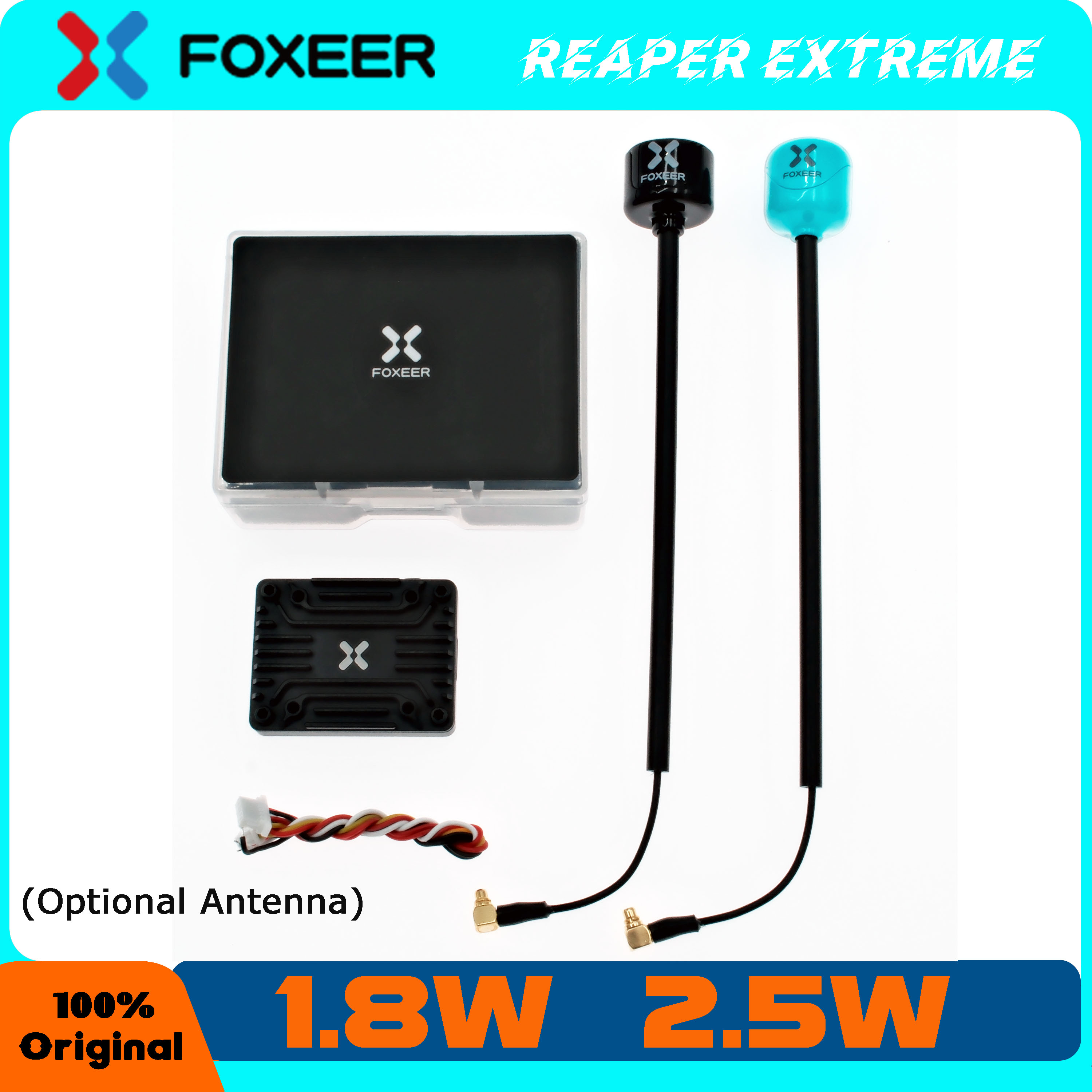Переключаемый передатчик Foxee – обзор и цена Foxeer Reaper Extreme 2.5W Vtx